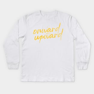 Gold Onward and upward - Catherine the Great Hulu Kids Long Sleeve T-Shirt